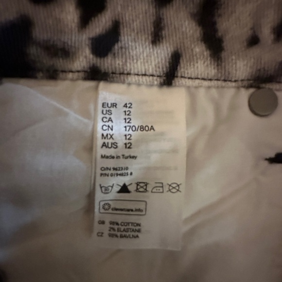 Isabel Marant H&M Printed Embroidered Skinny Jean - Picture 6 of 8